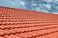 Stock Green roofing tiles
